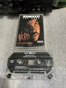 Ice Cube ‎– Wicked / U Ain't Gonna Take My Life CASSETTE N.W.A - Picture 1 of 7