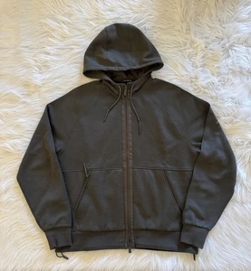 Ermengildo Zegna High Performance Hoodie Full Zip Wool Blend Grey 52 Large - Picture 1 of 10