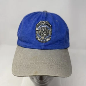 Mütze Kappe Connecticut State Police Union verstellbar blau grau - Bild 1 von 7