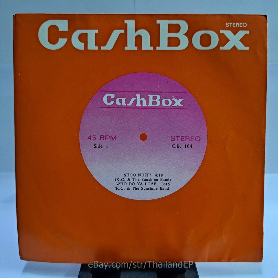 K.C. & THE SUNSHINE BAND /SHOO NUFF' /BONEY M / THAILAND EP 45 THAI - Image 1 of 4