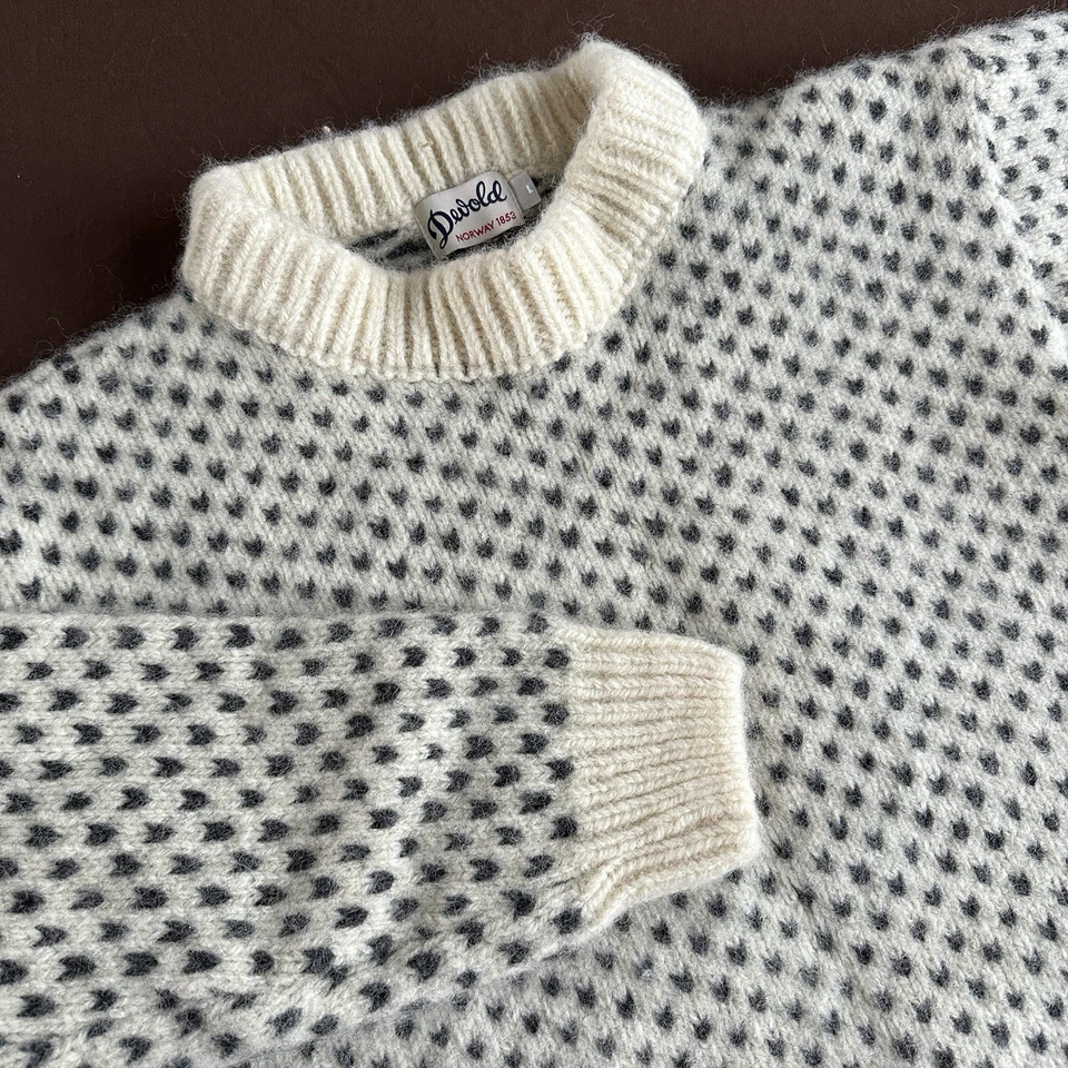 Devold Nordsjo Sweater Mens Large Wool Norway Pullover Scandinavian Fair lsle - Image 1 of 4
