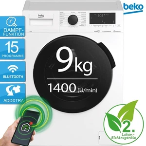 BEKO WMC91464ST1 Waschmaschine Frontlader 9kg AddExtra Homewhiz RO_WMC91464ST1_R - Bild 1 von 16