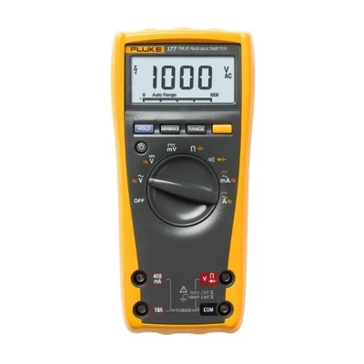 Multímetro digital Fluke 177 True-RMS, rango de 1000 voltios CA CC, CAT III 1000 V CAT Foto 1 de 4