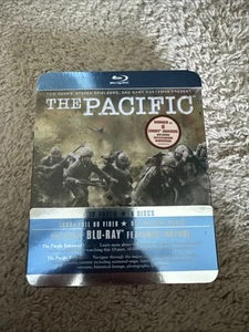 The Pacific Blu-ray Disc 2010 6-Disc Set Tom Hanks Steven Spielberg Tin Box - Picture 1 of 4
