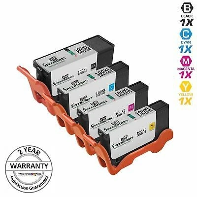 4PK Compatible BLACK COLOR Ink Cartridge for Lexmark 100XL S301 S815 S816 Pro206 - Image 1 of 4