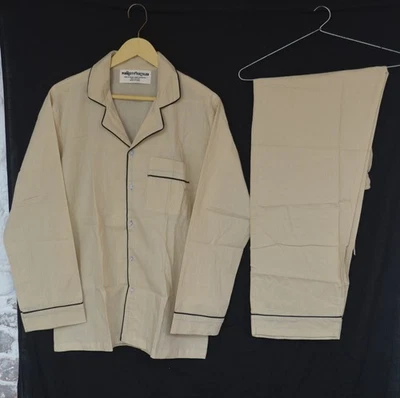 Conjunto de pijama unisex 100 % algodón liso tamaño mediano SIN TARIFAS✅0% DE CARGA PJ-41 Foto 1 de 4