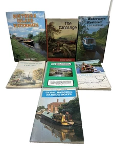 7 Books British Canal, Waterways And Narrow Boats Bundle - Imagen 1 de 18