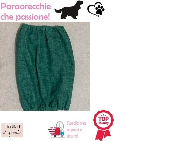 PARAORECCHIE COPRI ORECCHIE CUFFIETTE CUFFIA PER COCKER CAVALIER KING COTONE  - Immagine 1 di 1