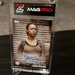 WALKING DEAD SEASON 6 SONEQUA MARTIN-GREEN/SASHA WILLIAMS AUTOGRAPH CARD - Picture 1 of 2