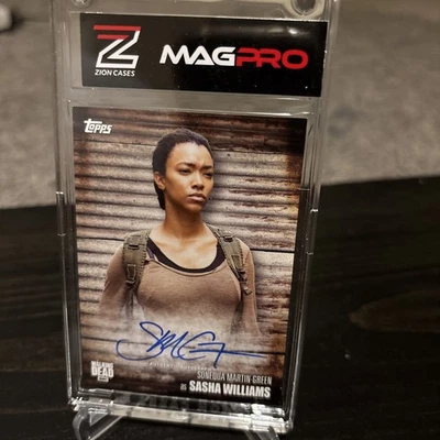 WALKING DEAD SEASON 6 SONEQUA MARTIN-GREEN/SASHA WILLIAMS AUTOGRAPH CARD - Image 1 of 2