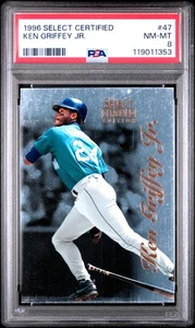 1996 Select Certified #47 Ken Griffey Jr. PSA 8 - Bild 1 von 2