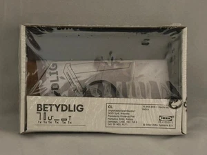 IKEA Betydlig Soporte Barra Cortina Pared Techo Negro Kit Modelo 602.172.28 NUEVO - Imagen 1 de 2