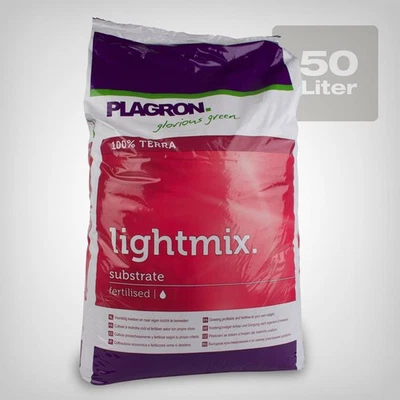 Plagron Light-Mix mit Perlite 50 Liter Pflanzerde mit Perlit minimal gedüngt 50L - Bild 1 von 4