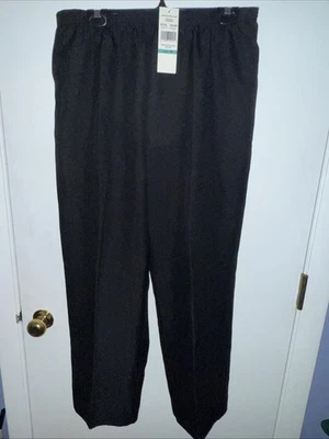 Alfred Dunner P short Size 16 Elastic Stretch Waist Boot Cut - Image 1 of 4