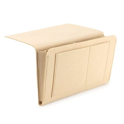 Caddy organizador de almacenamiento de cabecera de fieltro soporte de control remoto bolsa sofá de bolsillo Foto 1 de 4