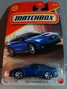 Matchbox 2024 Subaru WRX S4 STI #31/125 Blue 2025 - Picture 1 of 3