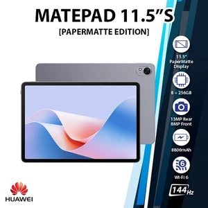 HUAWEI MatePad 11.5"S PaperMatte HarmonyOS PC Tablet (Grey/Wi-Fi Ver./8GB+256GB) - Picture 1 of 7
