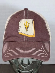 Top Of The World Arizona State Sun Devils Truckerhut Erwachsene Druckknopflasche weinrot Logo - Bild 1 von 11
