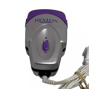 🌊 Revlon Ceramic RV061 Palm Flat Iron 1.5 inches Purple Hair Styler Smooth Big - Picture 1 of 8