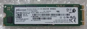 Micron 1300 MTFDDAV512TDL DP/N 0MYC8V M.2 2280 SATA 512GB SSD Hp Dell Laptop Pc - Photo 1/1