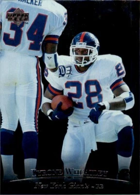 1996 Upper Deck Tyrone Wheatley . New York Giants #20 - Image 1 of 2