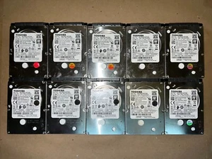 "Lot of 10" Toshiba MQ01ACF050 500GB 2.5" Internal SATA 7200RPM HDD TESTED! - Picture 1 of 1