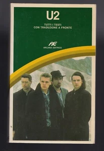 U2 tutti i testi con traduzione a fronte Arcana Editrice - Imagen 1 de 1