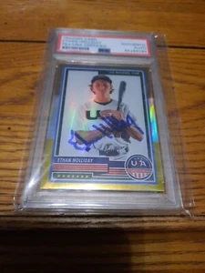 Ethan Holliday IP Signed 2023 USA Stars & Stripes Gold HOT PROSPECT 🔥🔥🔥 - Picture 1 of 4