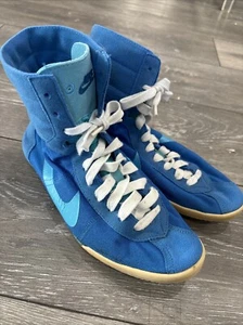Nike Tenkay Mid Women's Size7.5 UK 5 High Top Blue Turquoise 2011 - Picture 1 of 8