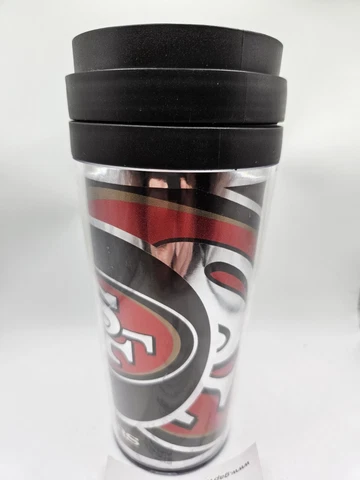 San Francisco 49ers Officially Licensed 16 OZ Tumbler With Lid Cover