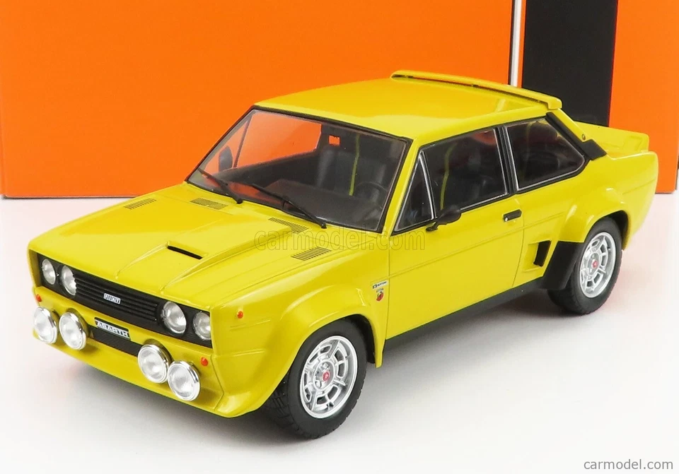 1 18 IXO Fiat 131 Abarth 1980 Yellow 18CMC128.22