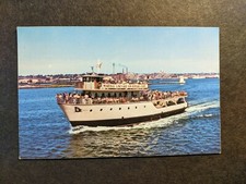 Martha's Vineyard Ferry MANISEE Naval Cover unused postcard