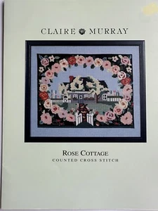 Claire Murray Cross Stitch Booklet "English Garden" Pattern only Bunnies - Picture 1 of 3