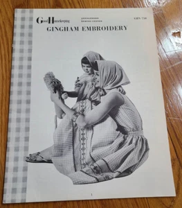 1963 Good Housekeeping Gingham Embroidery - Needlework & Sewing - GHN 750 - Picture 1 of 6