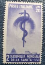 ITALIA Sott# 522 **  MNH 1949 Congreso Mundial de la Salud