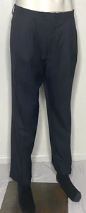 Pantalones de vestir LAUREN Ralph Lauren para hombre azul pierna recta plisada cintura 33 - Imagen 1 de 8