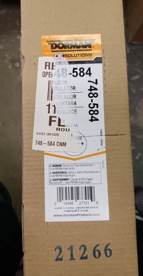 Regulador/motor ventana Dorman Mitsubishi Galant 2004 2005 2006-2012 748-584 Foto 1 de 2