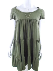 Größe S Grün Kurz Minikleid Kleid Kurzarm - Bild 1 von 5