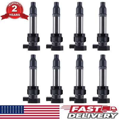 8PCS Ignition Coil For Buick Lucerne Cadillac DTS SRX STS XLR 4.6L V8 UF543 - Image 1 of 4