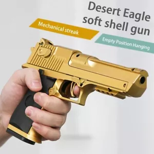Automatic Eagle Toy Pistol | Mechanical Shell Ejecting Blaster Gun for Outdor AU - Picture 1 of 7