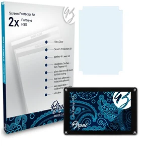 Bruni 2x Schermfolie voor Portkeys HS8 Screen Protector Displaybeveiliging - Afbeelding 1 van 3