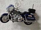 HARLEY VIRGINIA STATE POLICE    MOTORCYCLE  ornament + gift box.