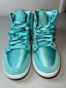 Nike Jordan 1 Retro High Season of Her Sneakers Women's US 6.5 Aqua A01847-440 - Picture 1 of 8