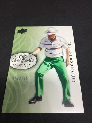 Chi Chi Rodriguez 2014 Upper Deck  Exquisite Collection Base 7/125 - Image 1 of 2