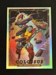 2024 Skybox Marvel Masterpieces '92 Platinum Colossus Rainbow Parallel #14 - Picture 1 of 2