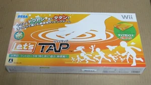 Let's Tap Box Set Nintendo Wii Japanese Japan Sega Yuji Naka * BRAND NEW SEALED - Picture 1 of 12