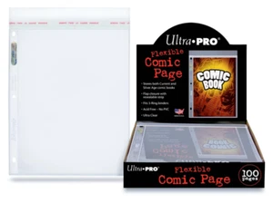 Ultra PRO 100Ct Flexible Comic Page for Current Silver Age Books Comic Protector - Picture 1 of 3