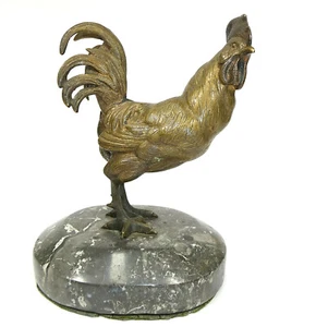 Bronzefigur Hahn sign Carvin ca. 1910 - Bild 1 von 12