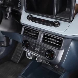 Black Air Conditioner Audio Volume Switch Knob Trim Ring For Ford Maverick 22+US - Bild 1 von 18
