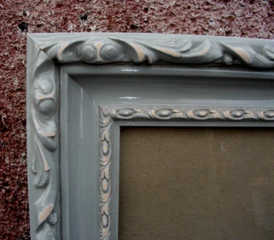 Cadre en bois massif +verre 38 X 27 cm Feuil.30 X 20 cm - Photo 1/4